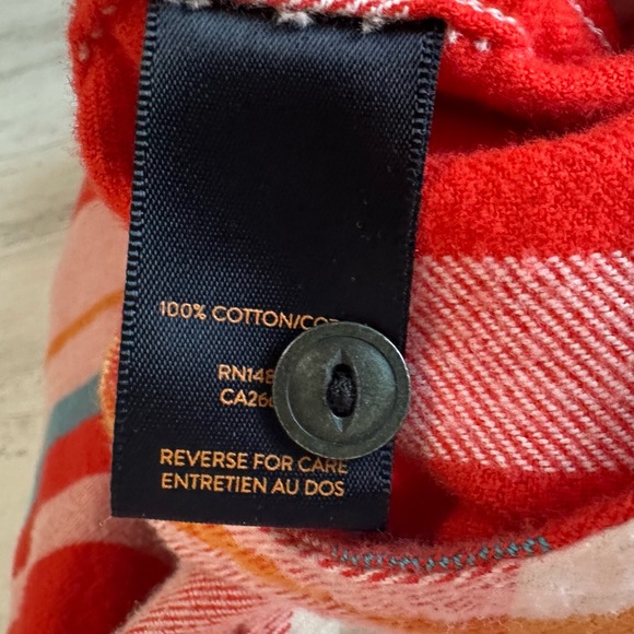 GOOD MAN BRAND Plaid Flannel Cotton Stadium Shirt Small - Picture 7 of 7